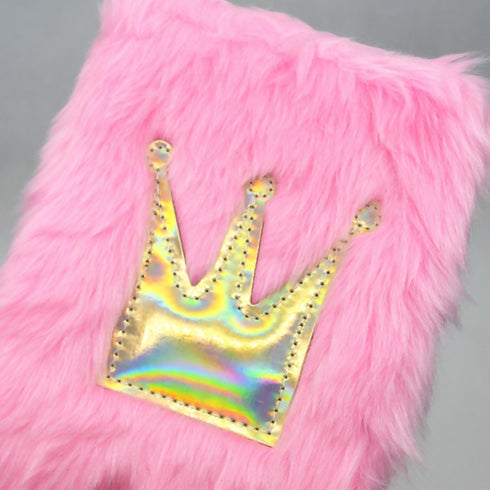 Fashionable Plush Journal Notebooks.